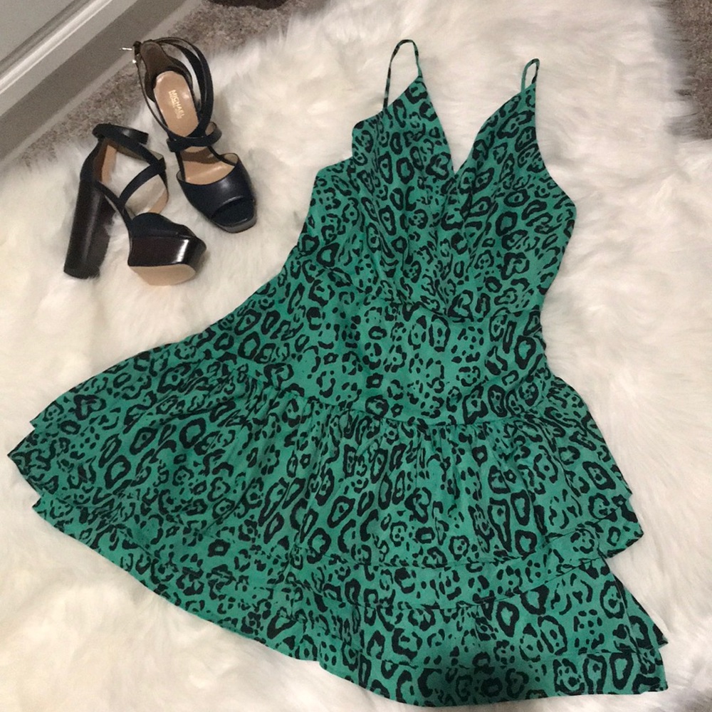 Wayf, Tombly Ruffle Minidress NWT
